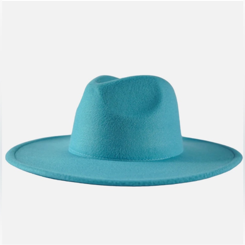 NWOT Teal Fedora